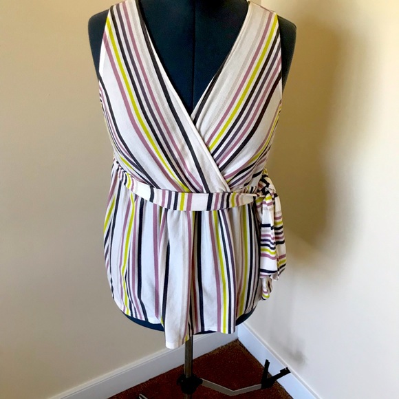 Torrid Stripe Babydoll Top NWT Size 2X - Picture 3 of 5